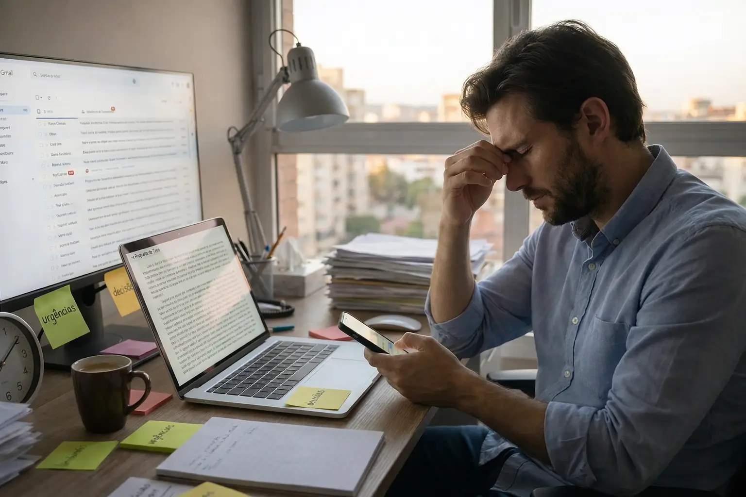 Café da manhã simples como apoio à clareza mental e à recuperação da mente cansada