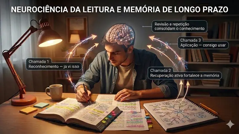 Neurociência da leitura e formação da memória de longo prazo