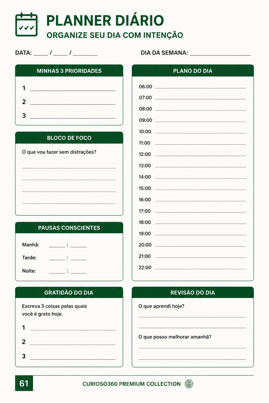 Planner Organizador