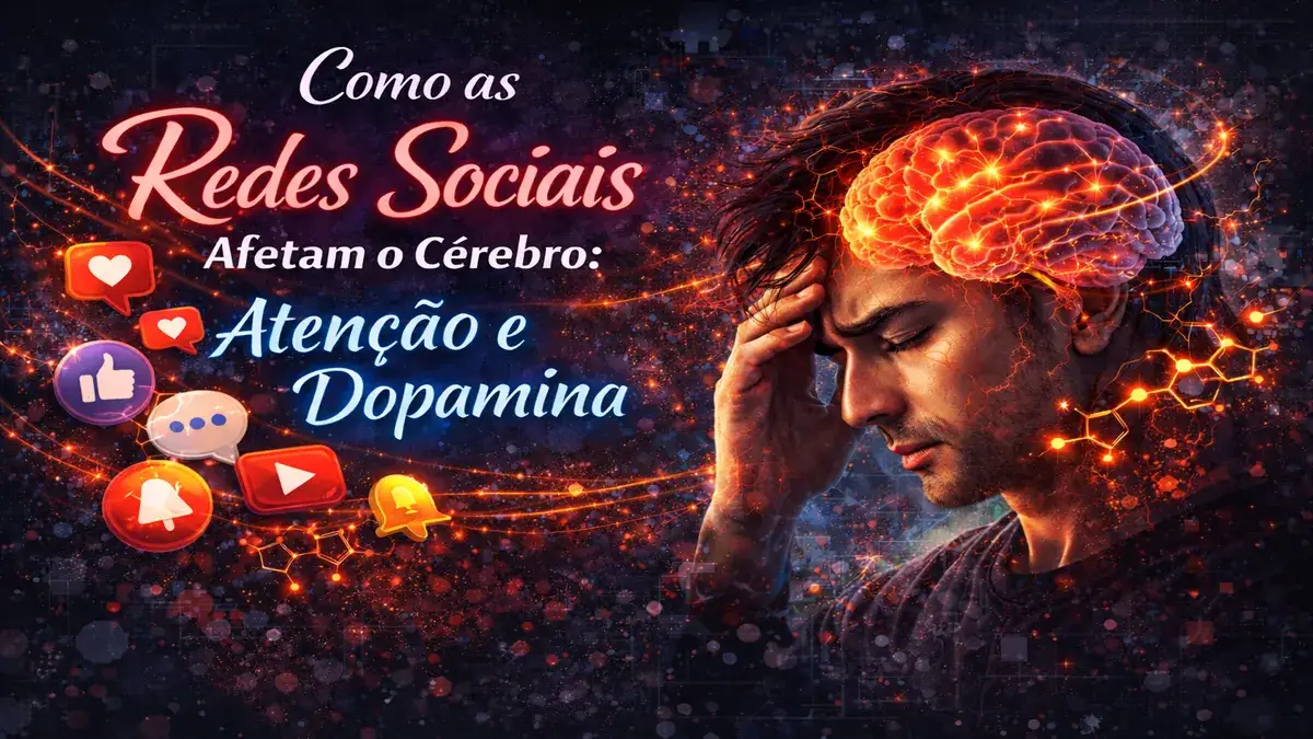 Como as Redes Sociais Afetam o Cérebro: Atenção e Dopamina